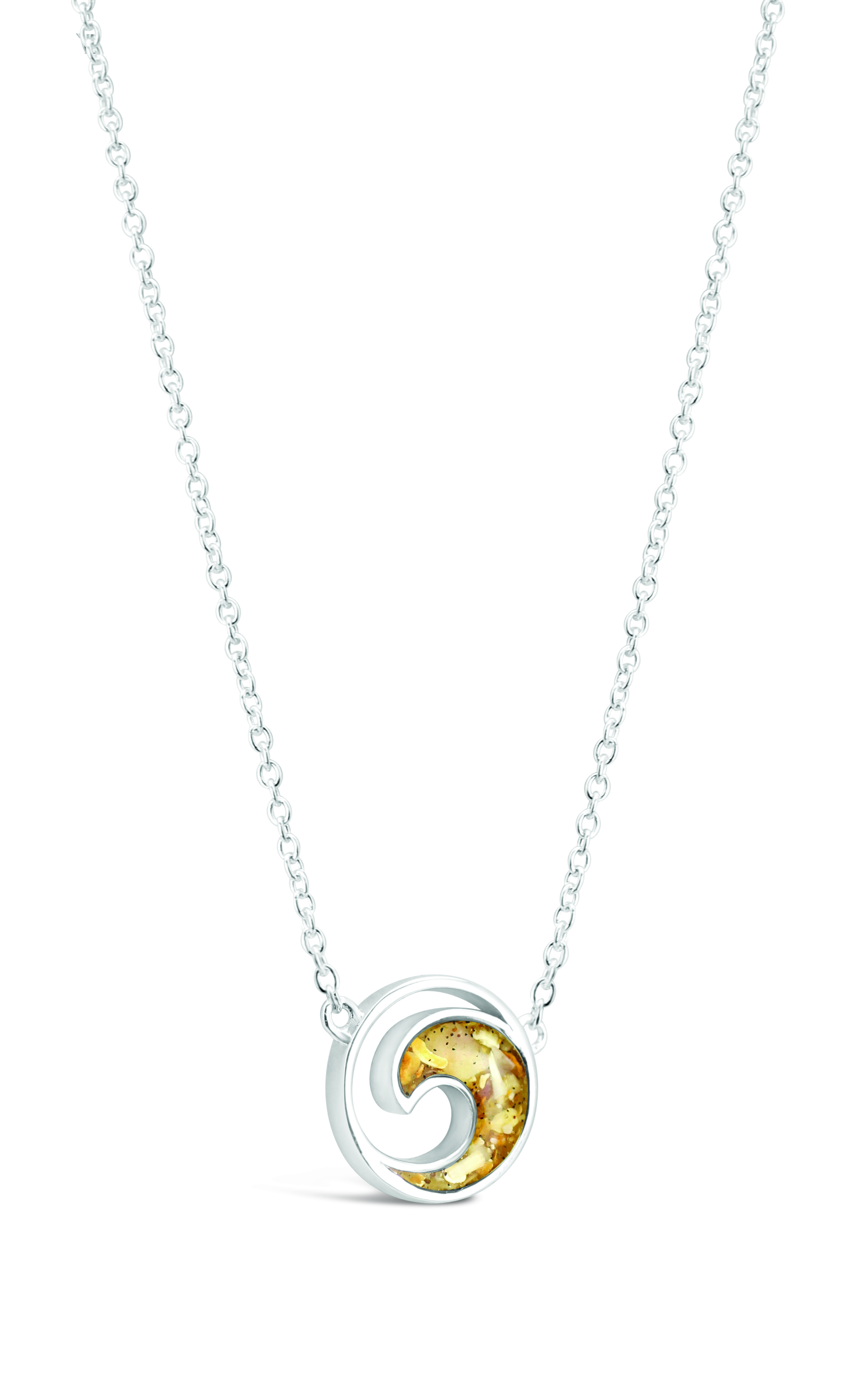 Dune Jewelry Wave Stationary Necklace