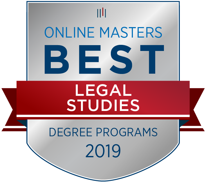 OnlineMasters.com Names Top Master's in Legal Studies Programs for 2019