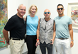 Jimmy D Robinson, Mark Foley, Christian J. Perez and Wendy Fritz at Art Basel 2018