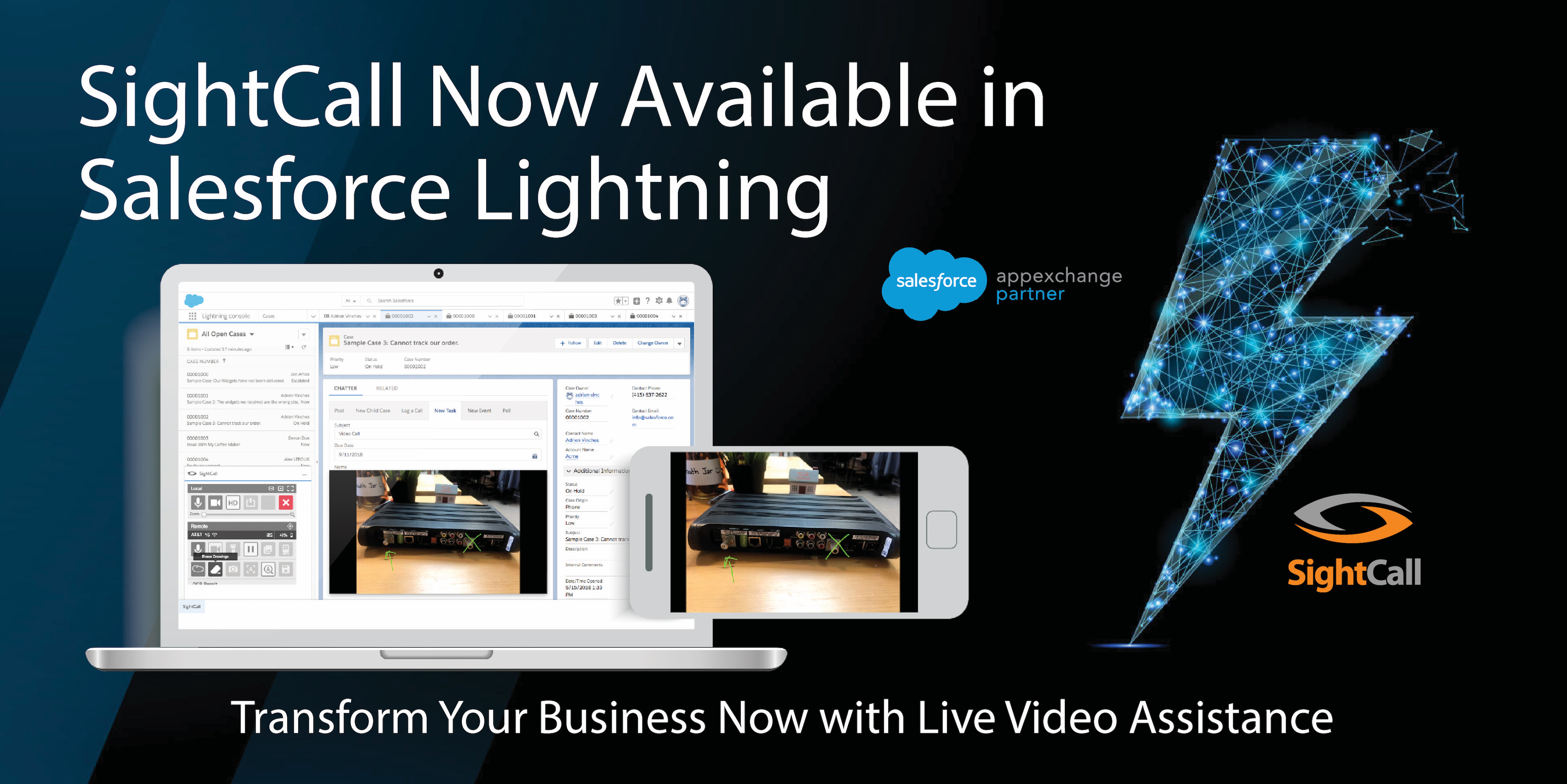 SightCall Visual Support for Salesforce Lightning
