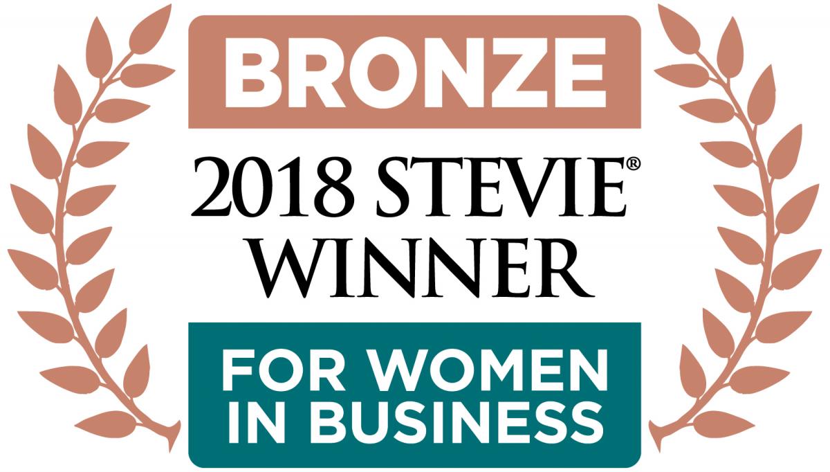 Bronze Stevie AwardⓇ for Female Entrepreneur of the Year