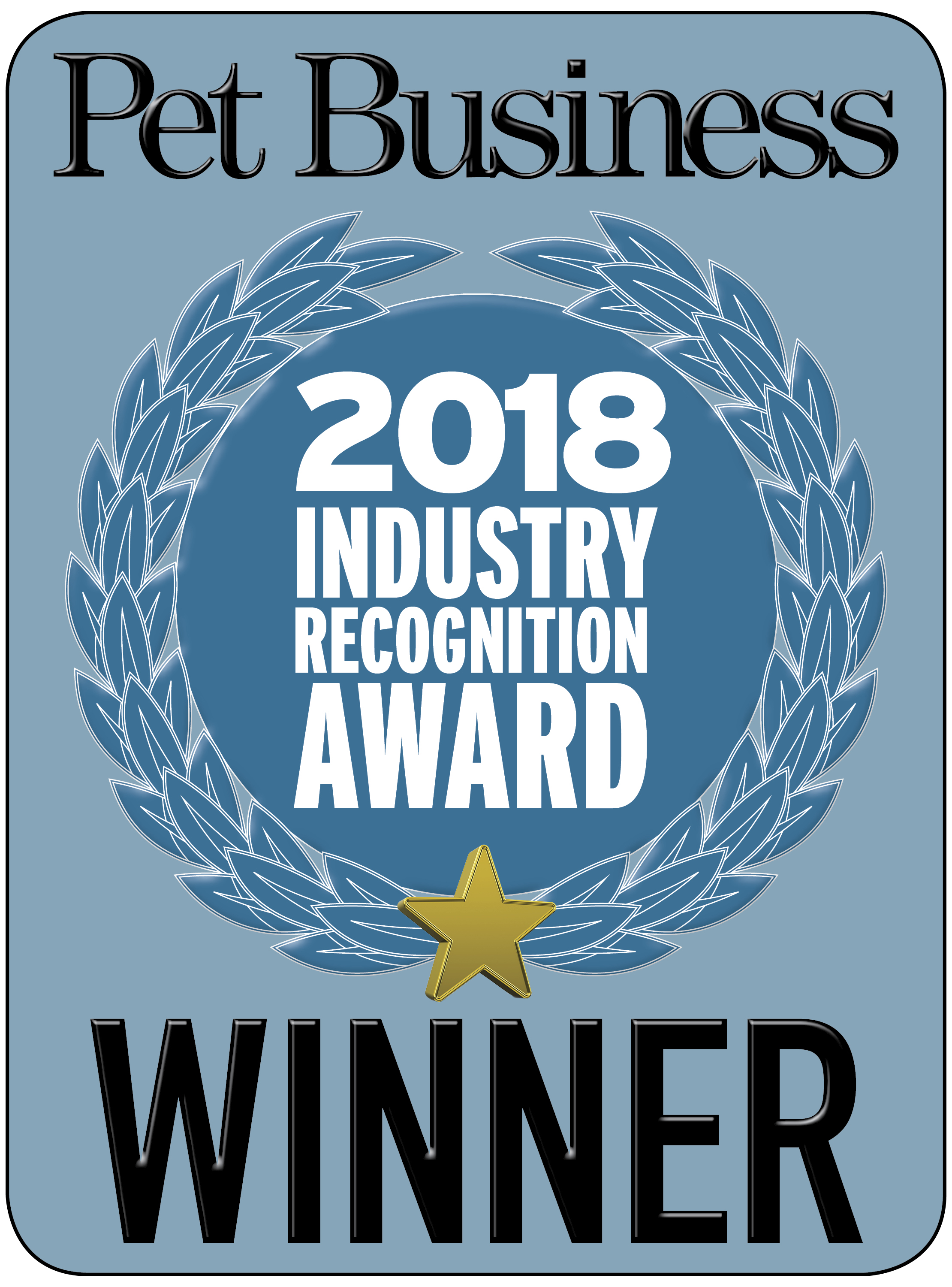 Industry Recognition Award WINNER 2018