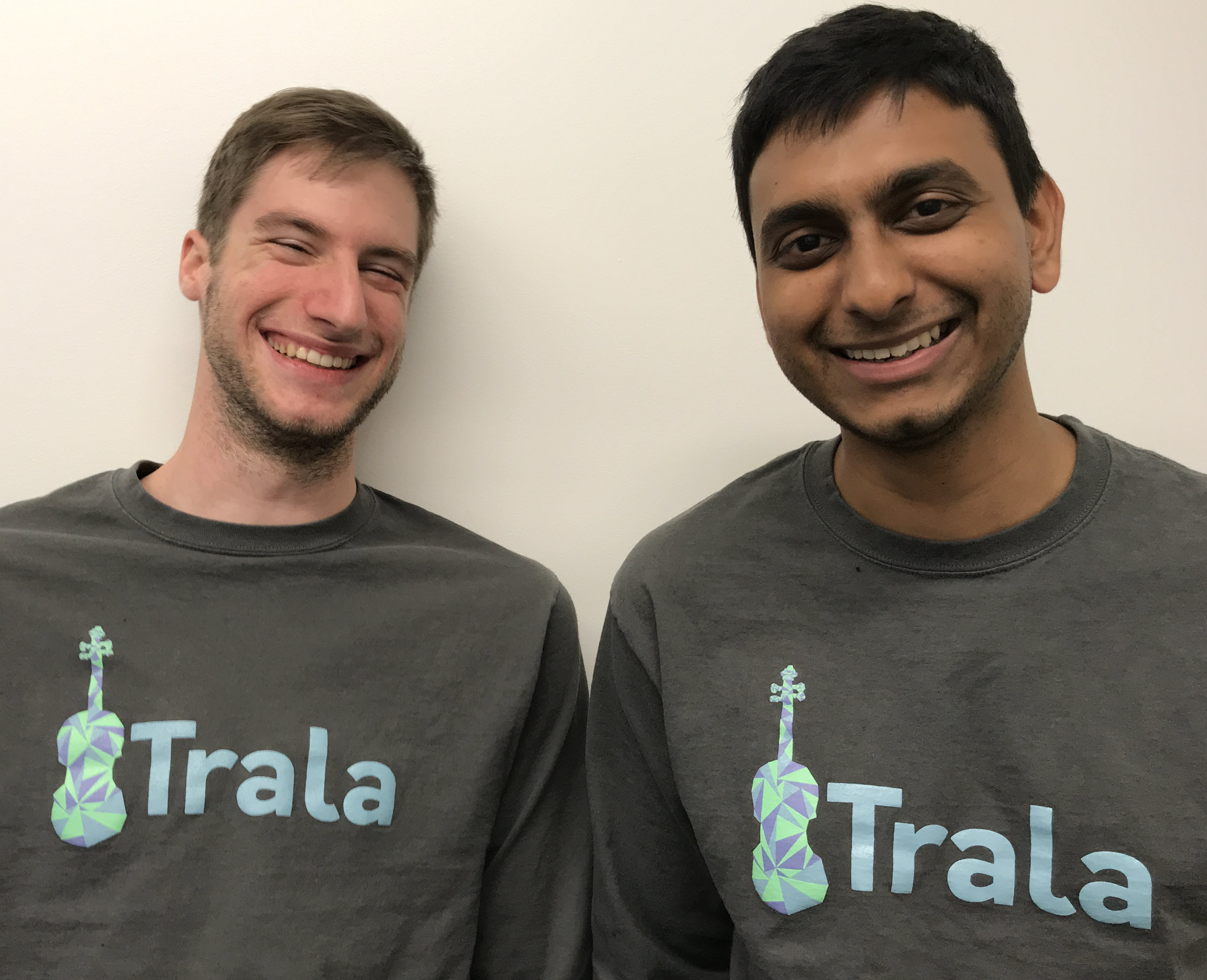 Trala Co-Founders Sam Walder and Vishnu Indukuri