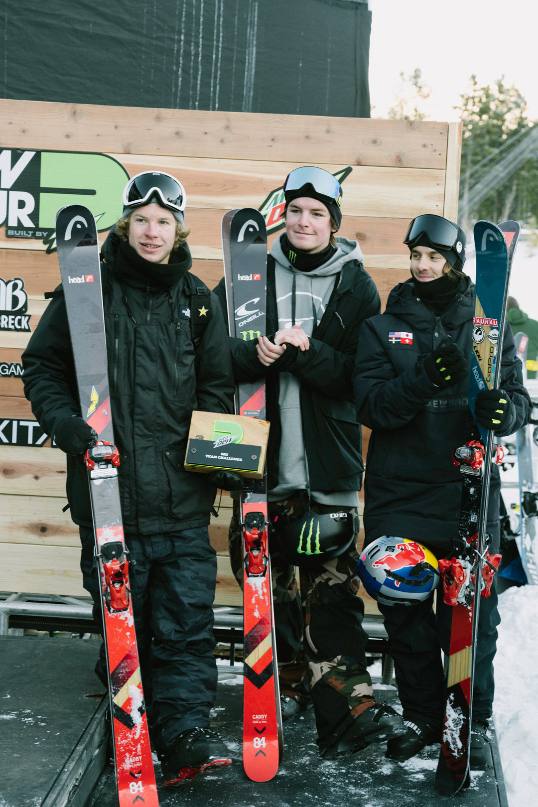Monster Energy's Evan McEachran Takes Third Place with Team Head in the Team Challenge at Dew Tour Breckenridge