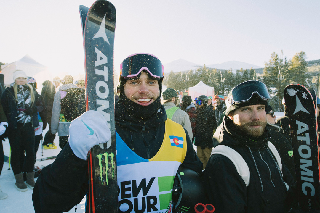 Monster Energy's Gus Kenworthy Earned First in the Ski Team Challenge for Atomic with Monster Energy Teammate Jossi Wells as the Team Captain
