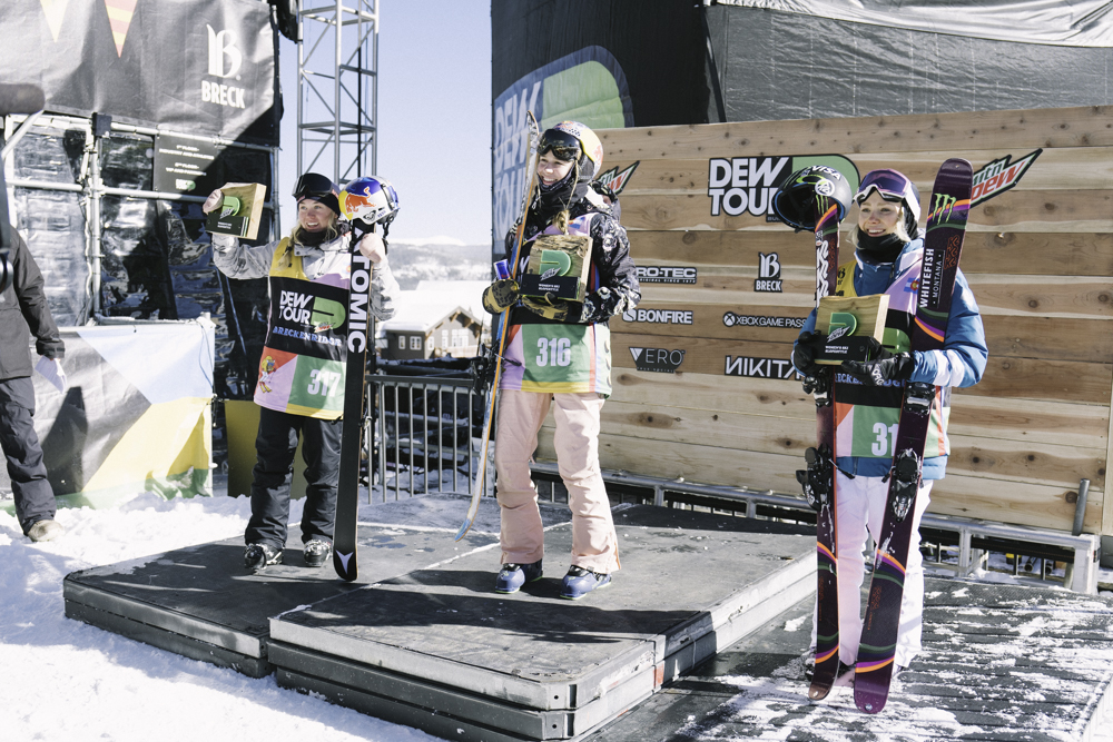 Monster Energy's Maggie Voisin Takes Third in Women's Ski Slopestyle at Dew Tour Breckenridge
