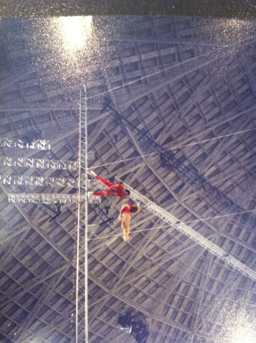 Lisa Hoyle on the Trapeze