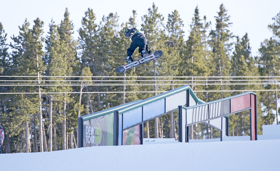 Monster Energy's Sebbe De Buck Helped Team DC Take First Place in the Team Challenge at Dew Tour Breckenridge
