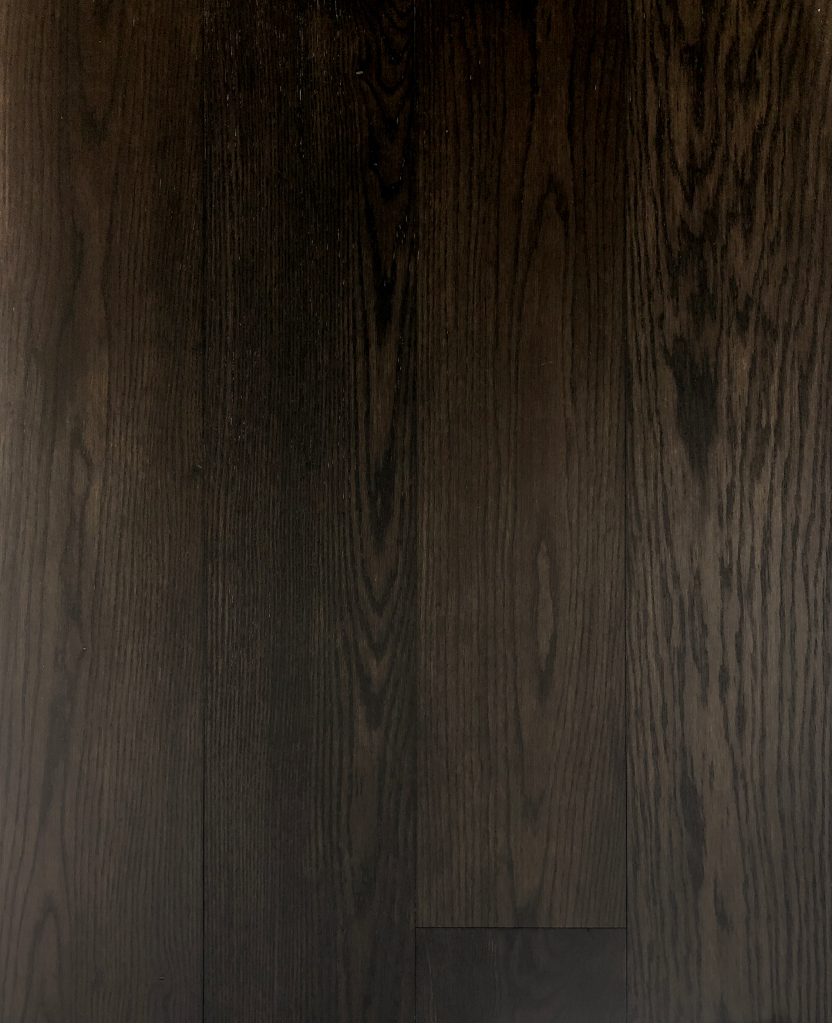 The Modern Farmhouse White Oak Casual in Espresso finish from Pioneer Millworks.