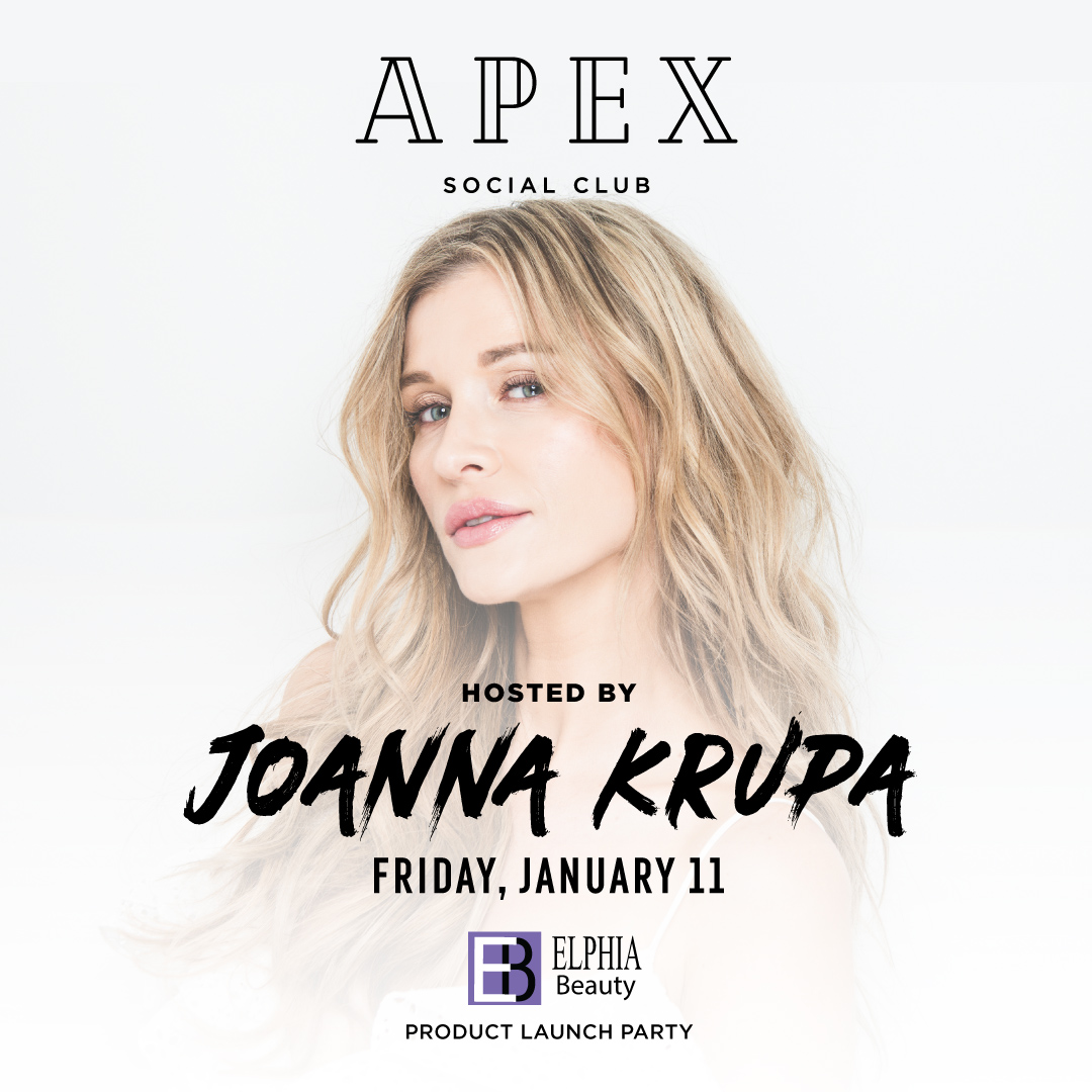 Joanna Krupa and Elphia Beauty at Apex Social Club