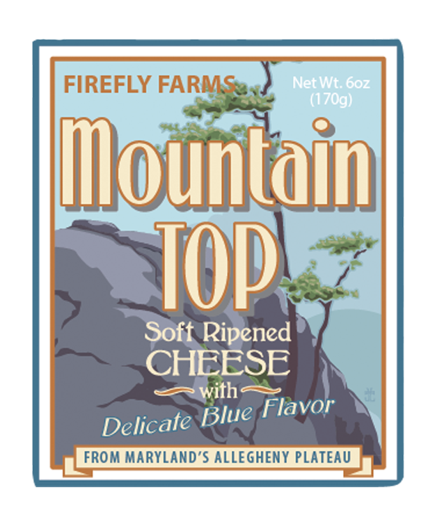 FireFly Farms MountainTop Label Art