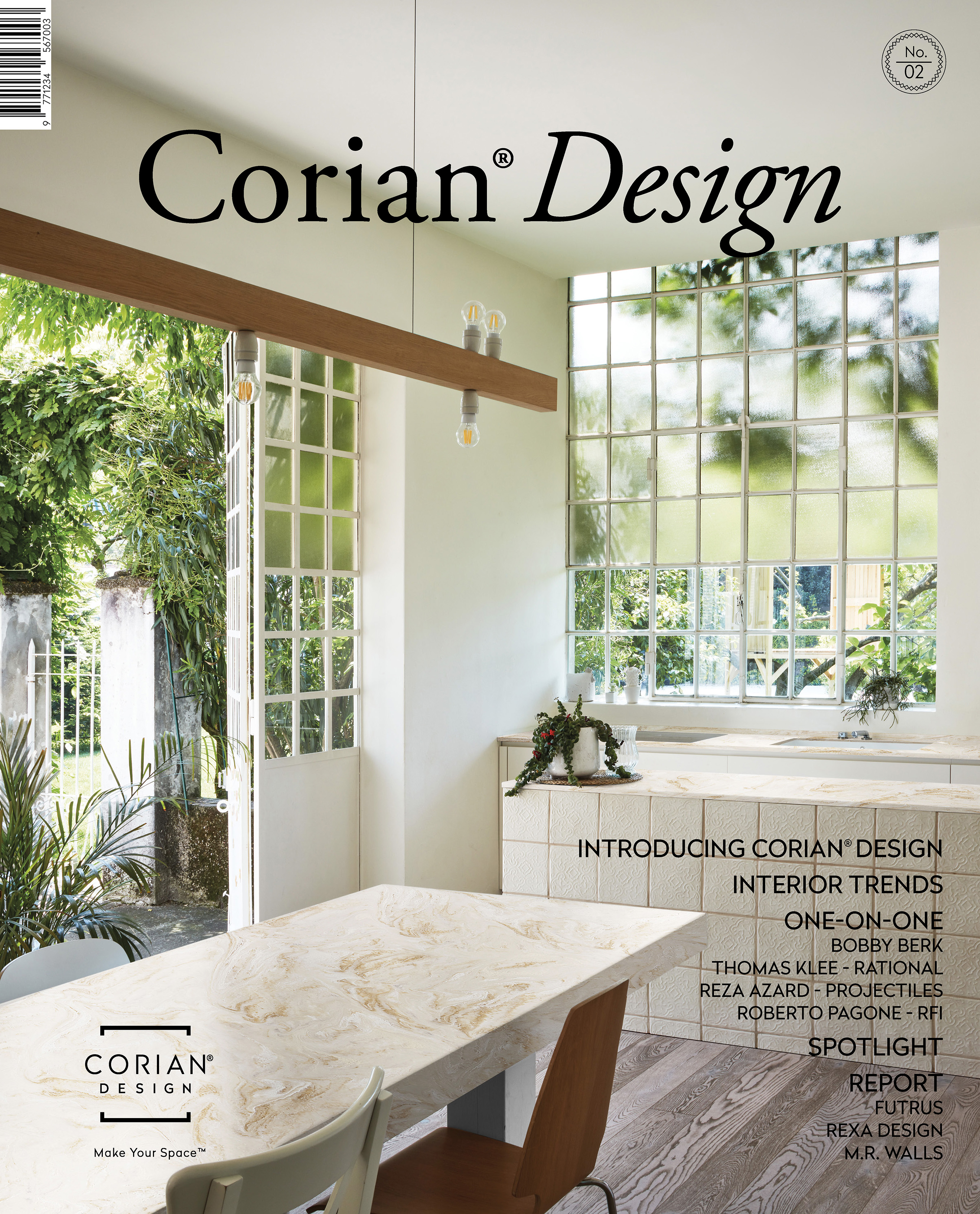 Corian® Design Magazine Cover Page