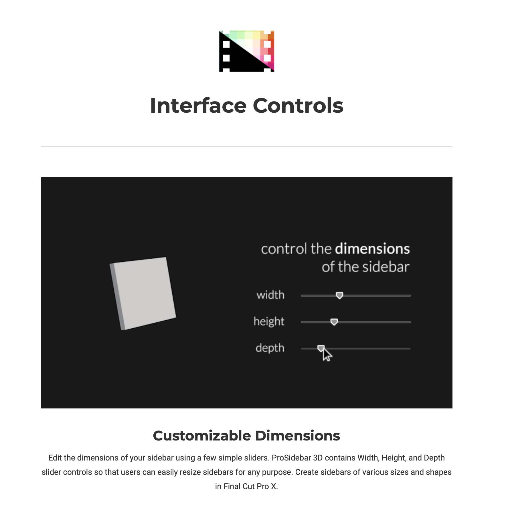 Pixel Film Studios - ProSidebar 3D Corporate 2 - FCPX Plugins