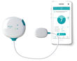 DFree wearable device connects via Bluetooth® to a smartphone or tablet and sends notifications via the DFree app -- informing the individual or caregiver, when it’s time to go to the bathroom.