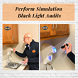 Black Light Auditing Simulation