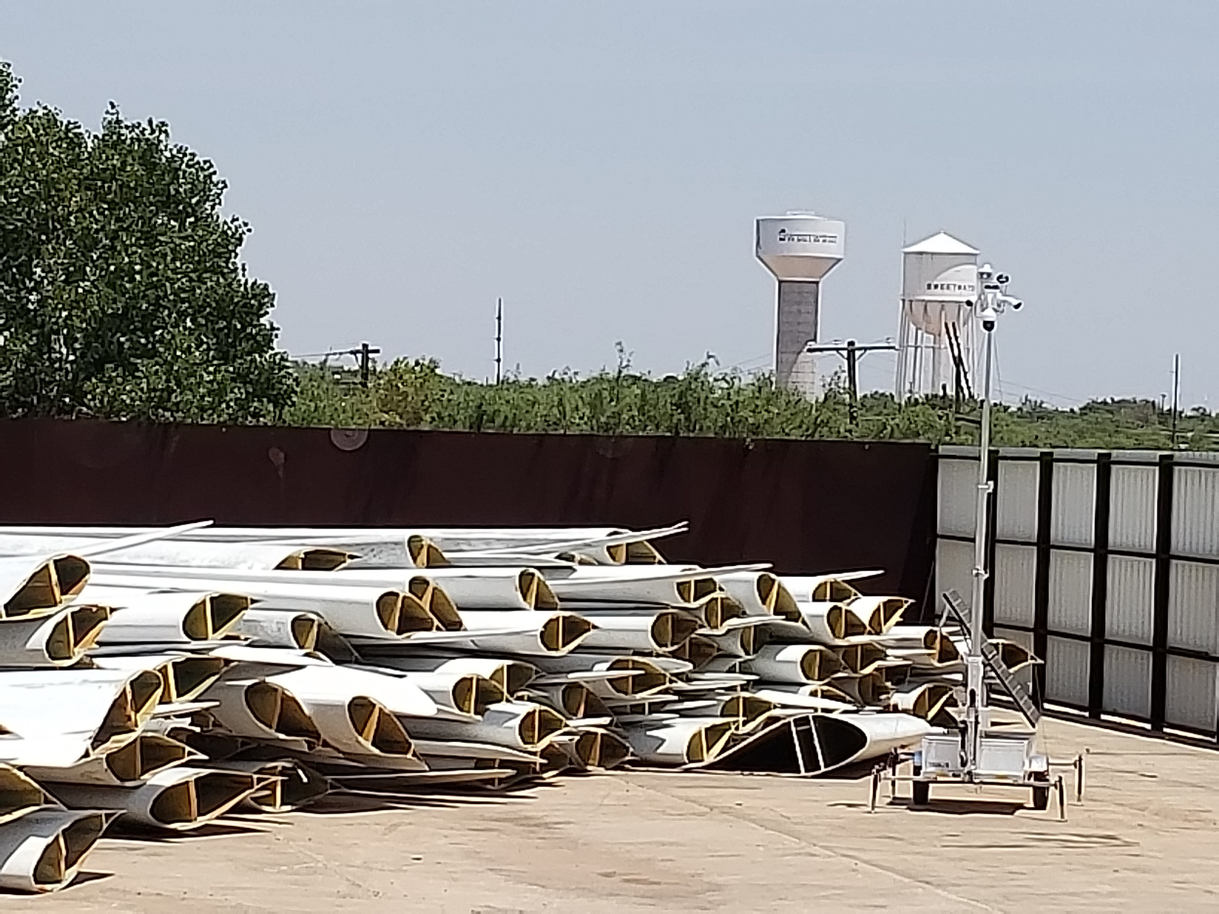 Wind turbine blades to be recycled at Global Fiberglass Solutions in Texas
