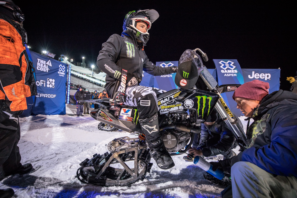 Monster Energy's Jackson Strong Will Compete in Snowbike Best Trick at X Games Aspen 2019