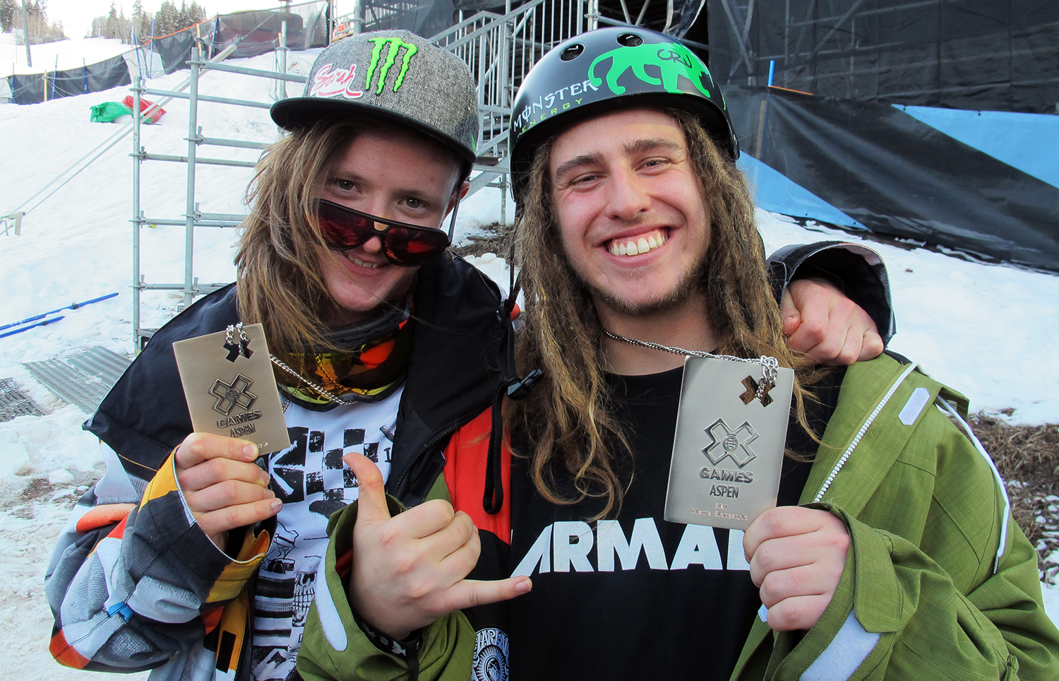 Monster Energy's James Woods and Henrik Harlaut Will Compete in Men's SKi Slopestyle and Ski Big Air at X Games Aspen 2019