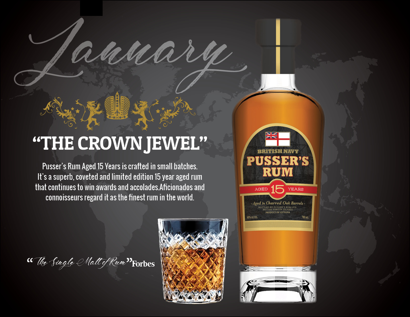 Pusser's 15 year-old "The Crown Jewel"