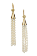 Ingres Pearl Tassel Earrings by Christina Malle
