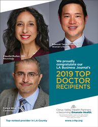Citrus Valley Health Partners Physicians Named Top Doctors in LA... Photo