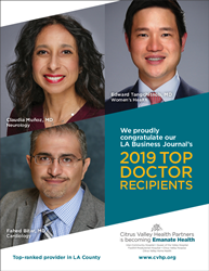 Citrus Valley Health Partners Physicians Named Top Doctors in LA...  Image