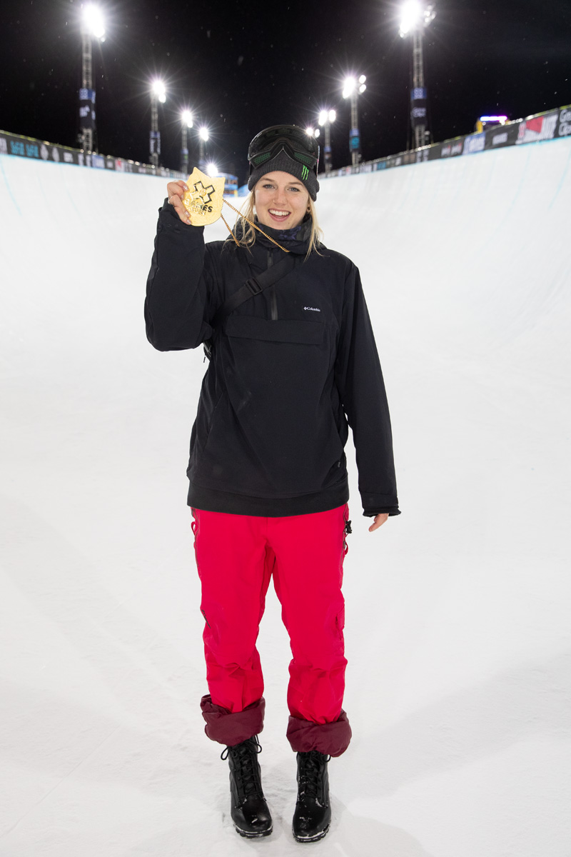 Monster Energy's Cassie Sharpe Takes Gold in Women's Ski SuperPipe at X Games Aspen 2019