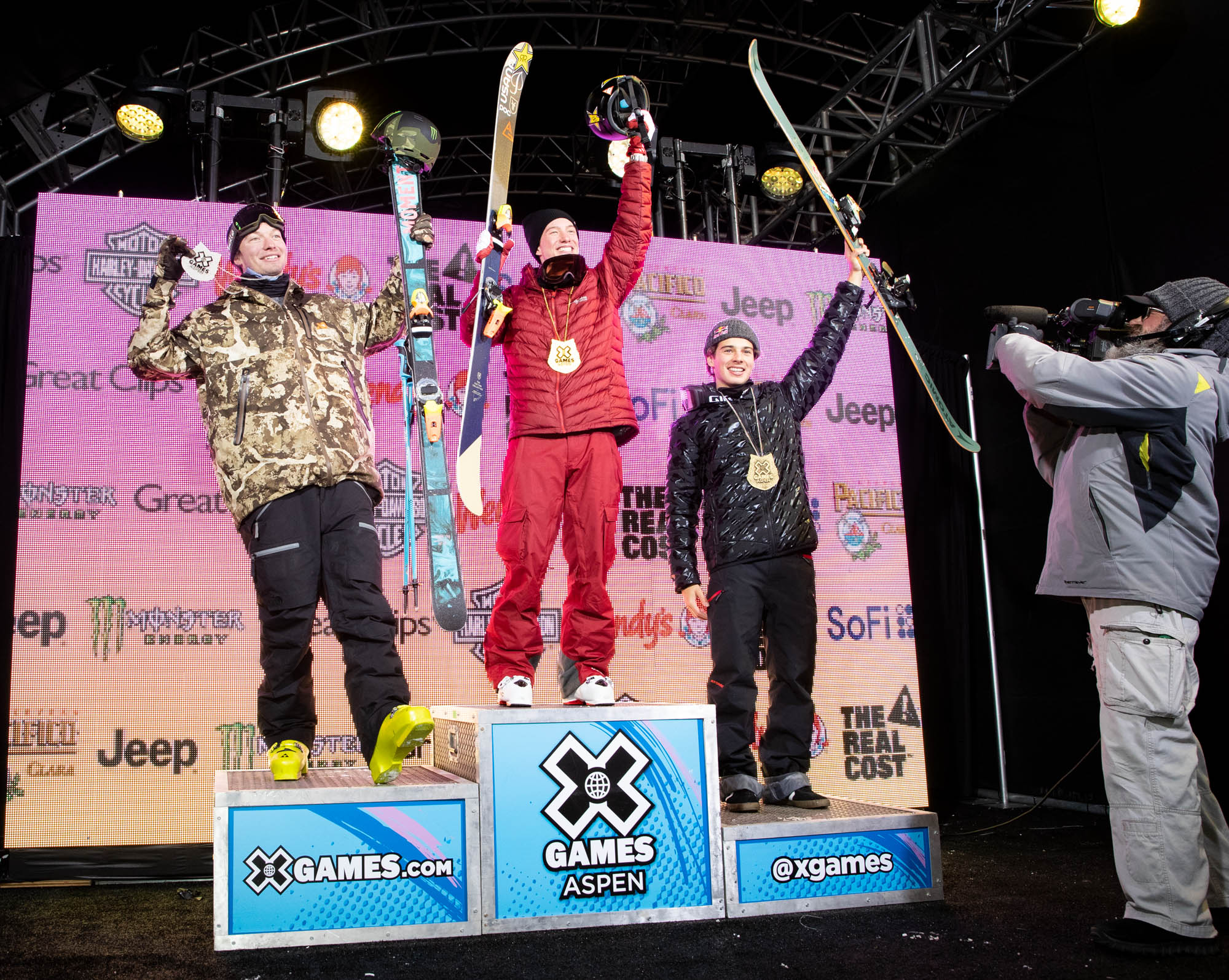 Monster Energy's David Wise Takes Silver in Men's Ski SuperPipe at X Games Aspen 2019