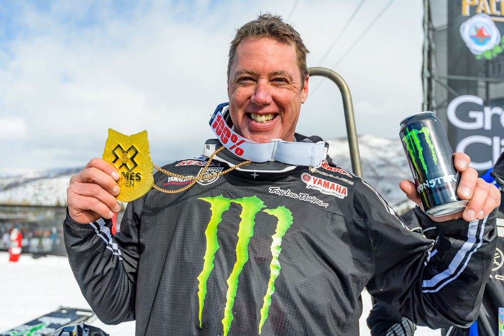 Monster Energy's Doug Henry Claims Gold in First-Ever Para Snow BikeCross Racing Event at a Winter X Games