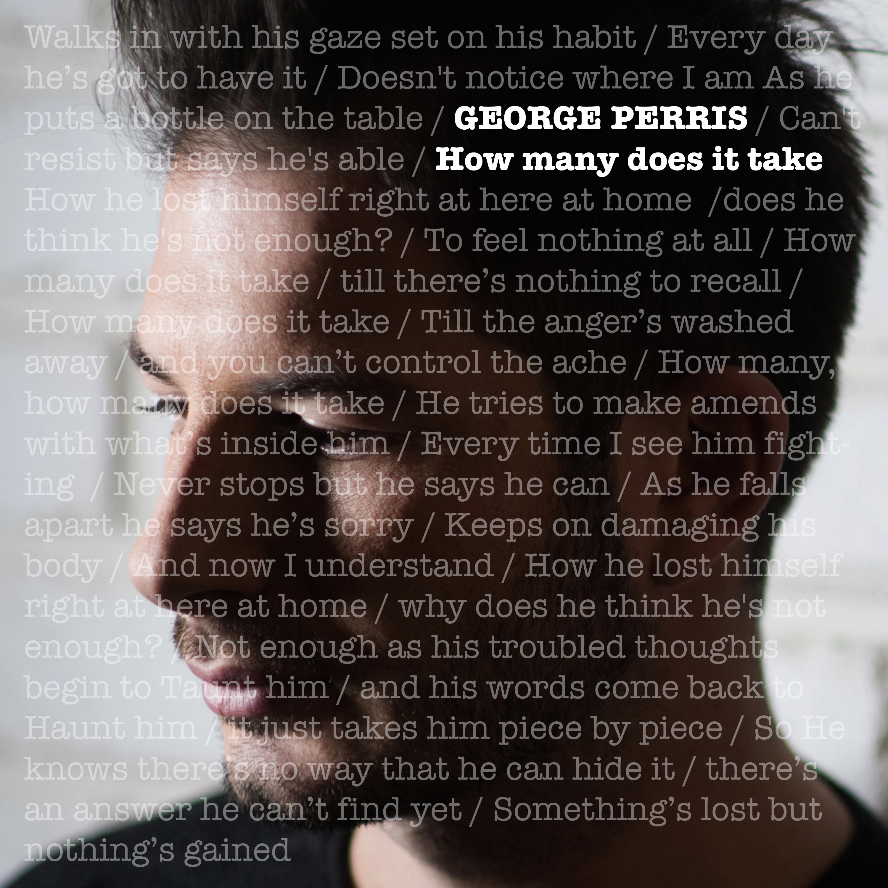 George Perris - How many does it take - single cover