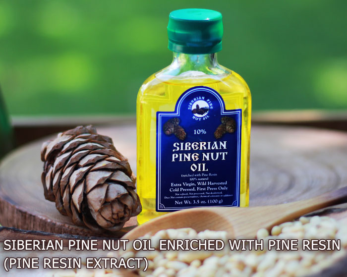 Pine Nut Oil enriched With Resin 10%