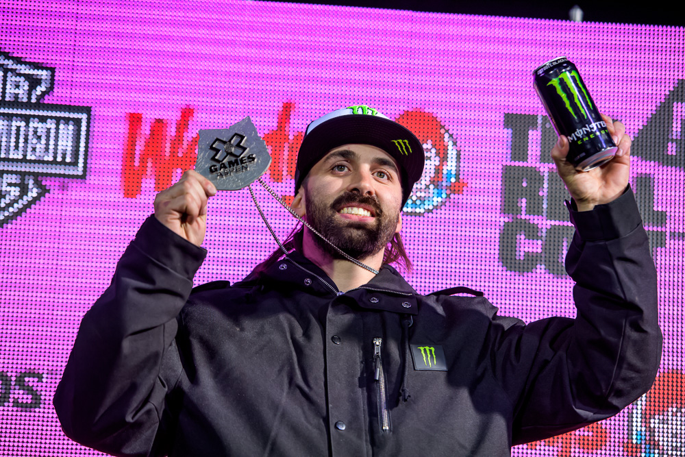 Monster Energy's Brett Turcotte Took a Silver in Snowmobile Freestyle and also Took Silver in Snow Bike Best Trick at X Games Aspen 2019