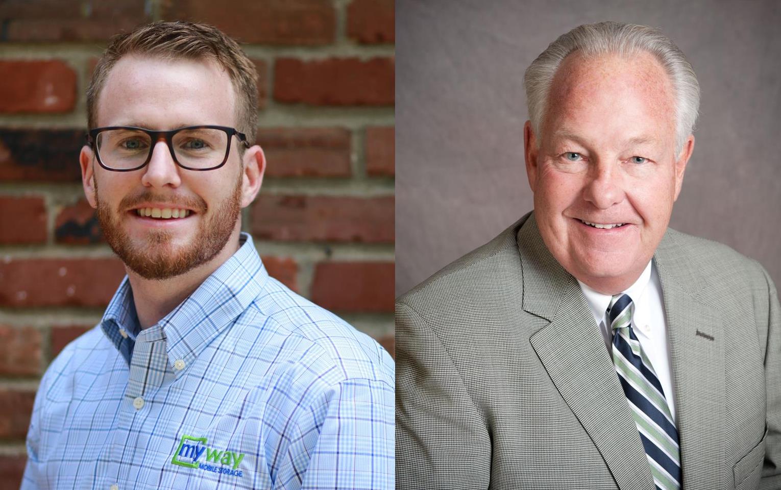 Left, Sean Sickmund, Right, Ed Sickmund - New Owners of MyWay Mobile Storage of Grand Rapids.