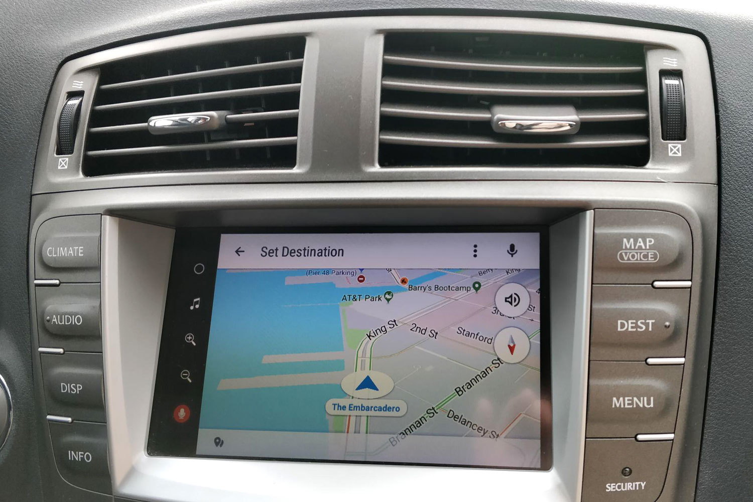 VLine Android 8.1 System in Lexus IS350