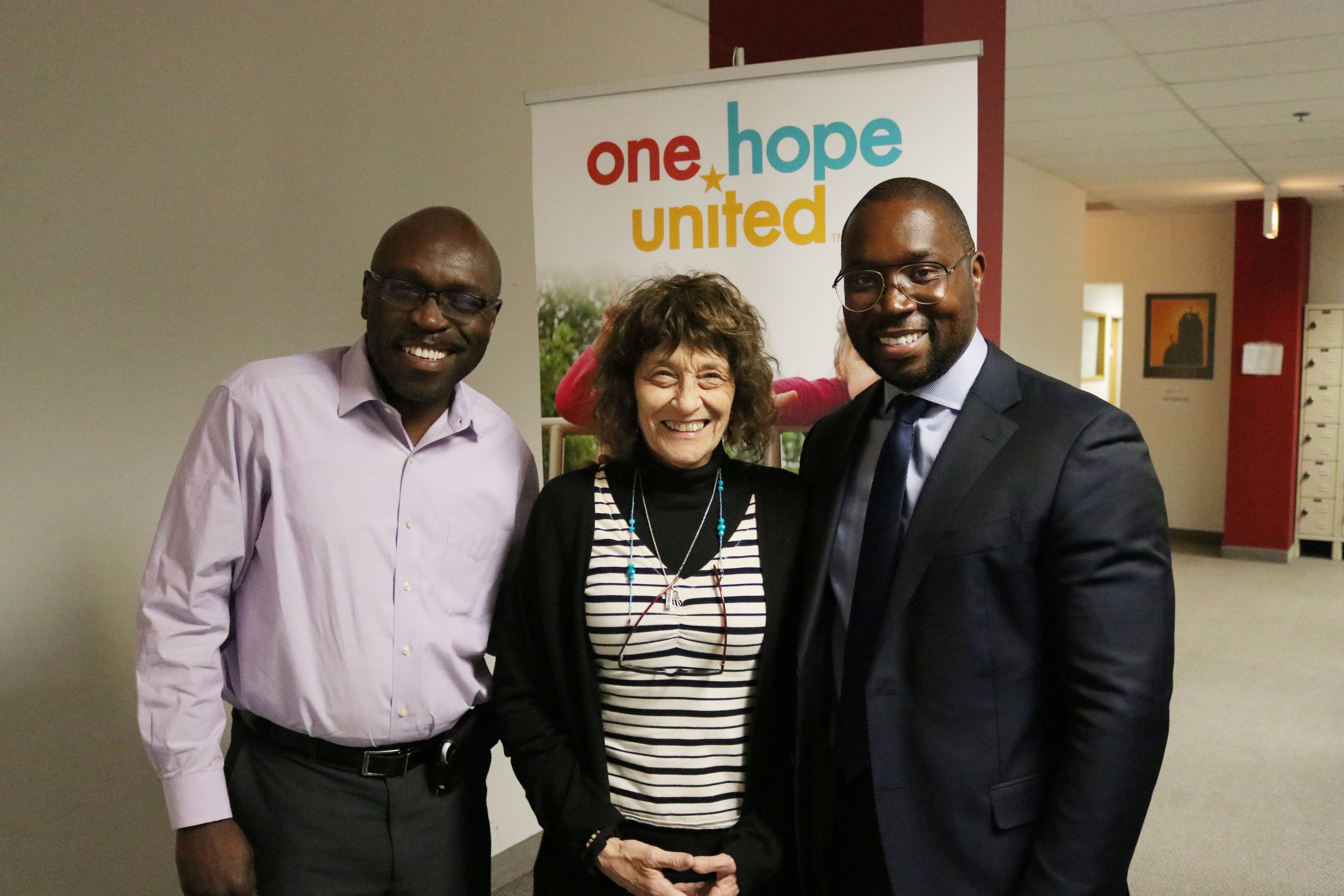 Montorio-Archer with One Hope United staff