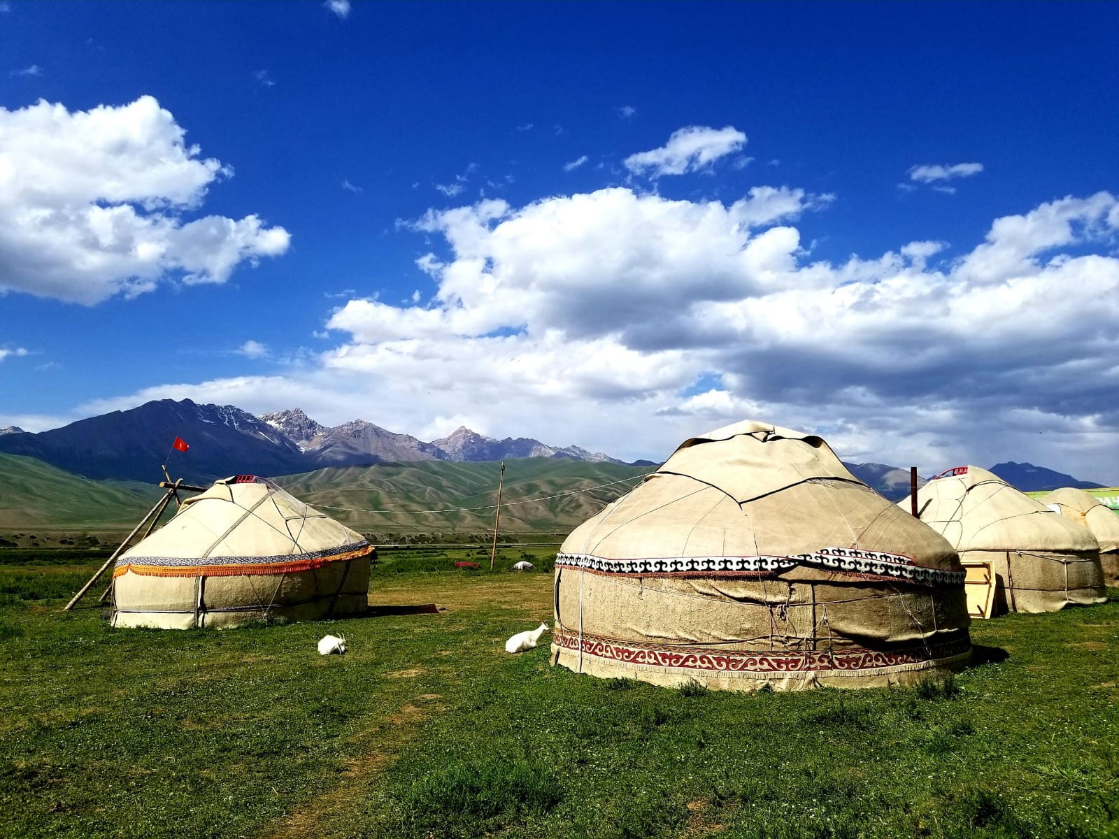 Kyrgyz 'yurts'