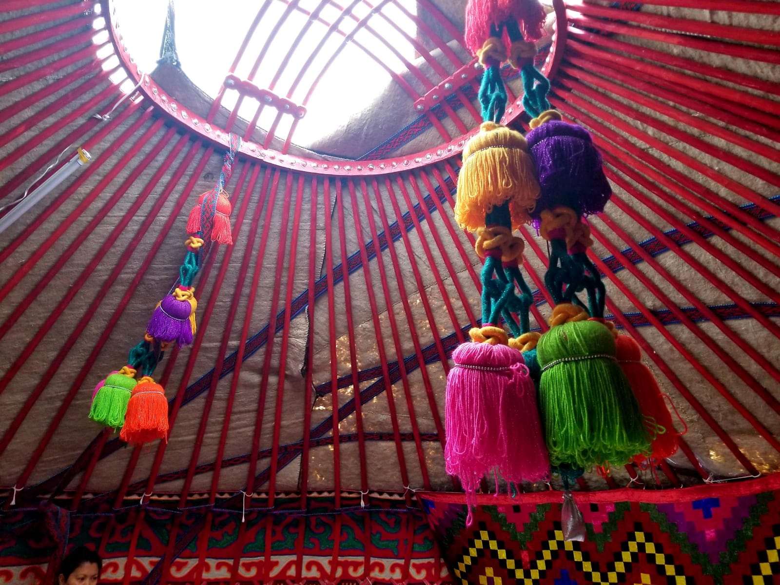 The roof of Kyrgyz 'yurt'