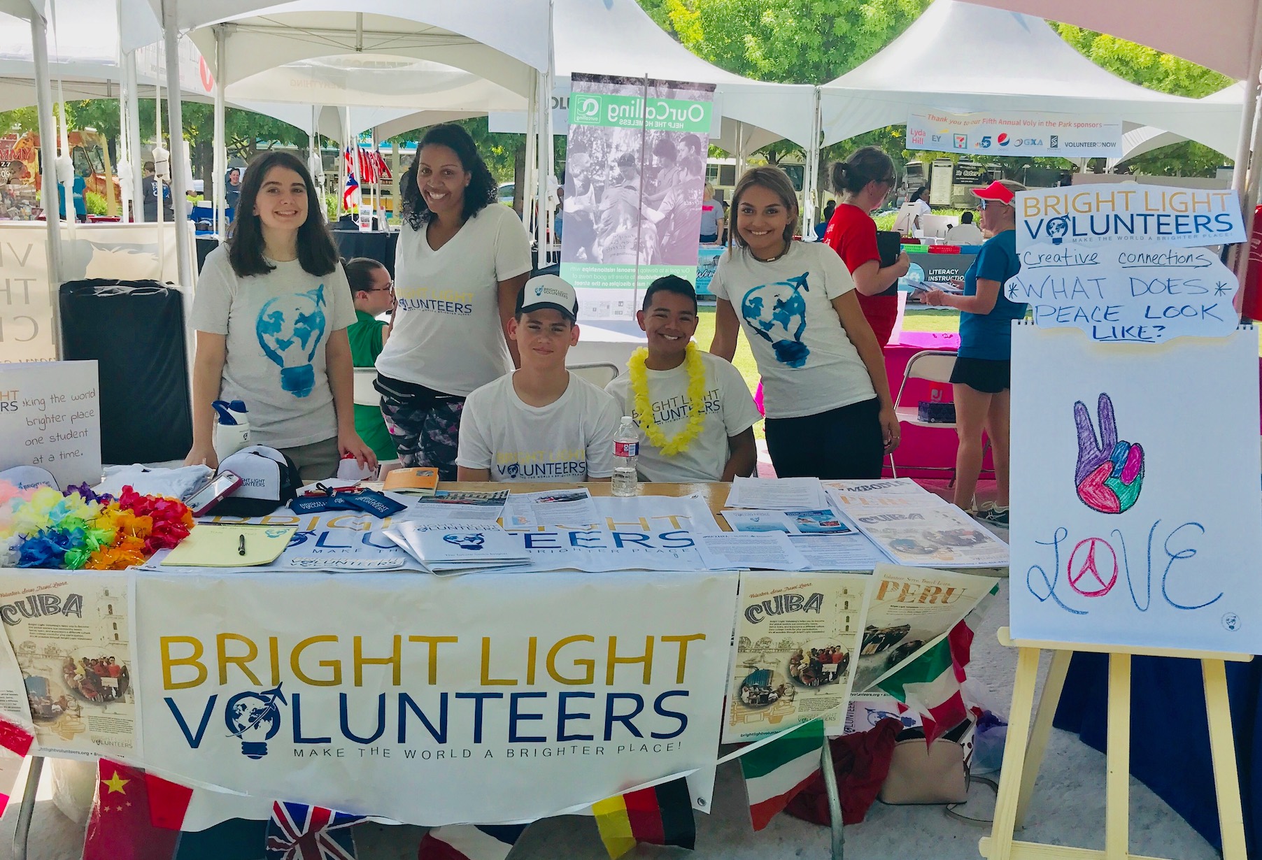 The mission of Bright Light Volunteers is to make the world a brighter place by providing educational service opportunities that foster the development of global leaders and citizens.