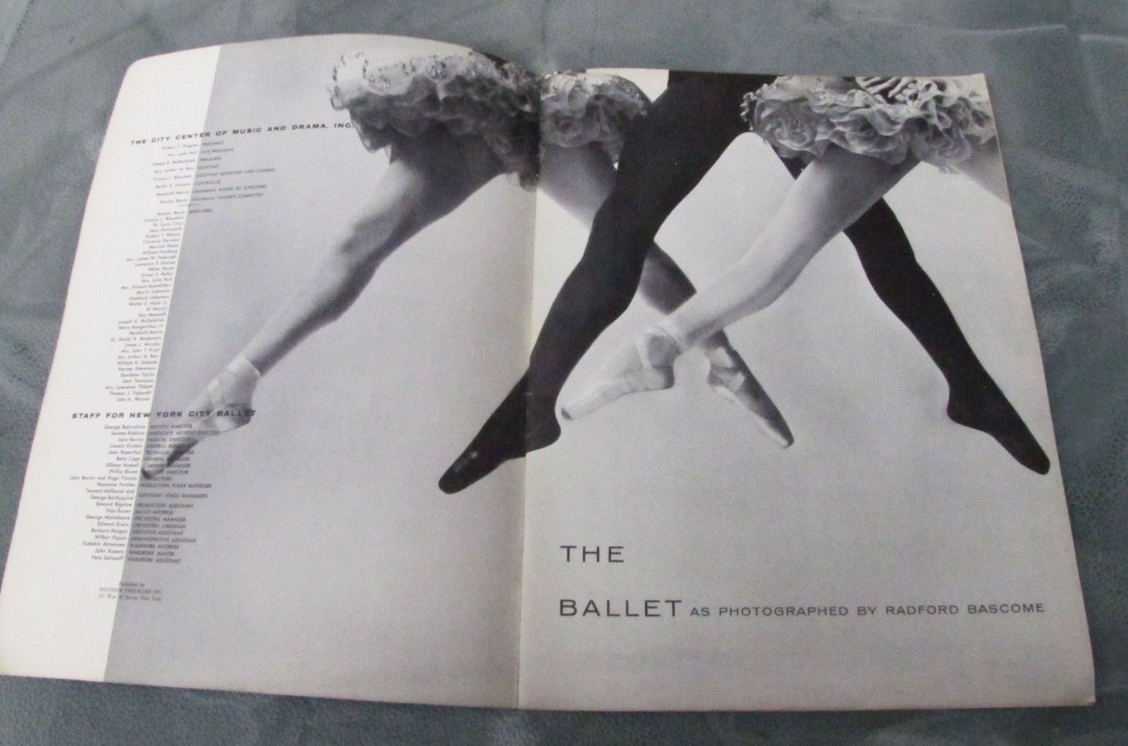 New York City Ballet Program