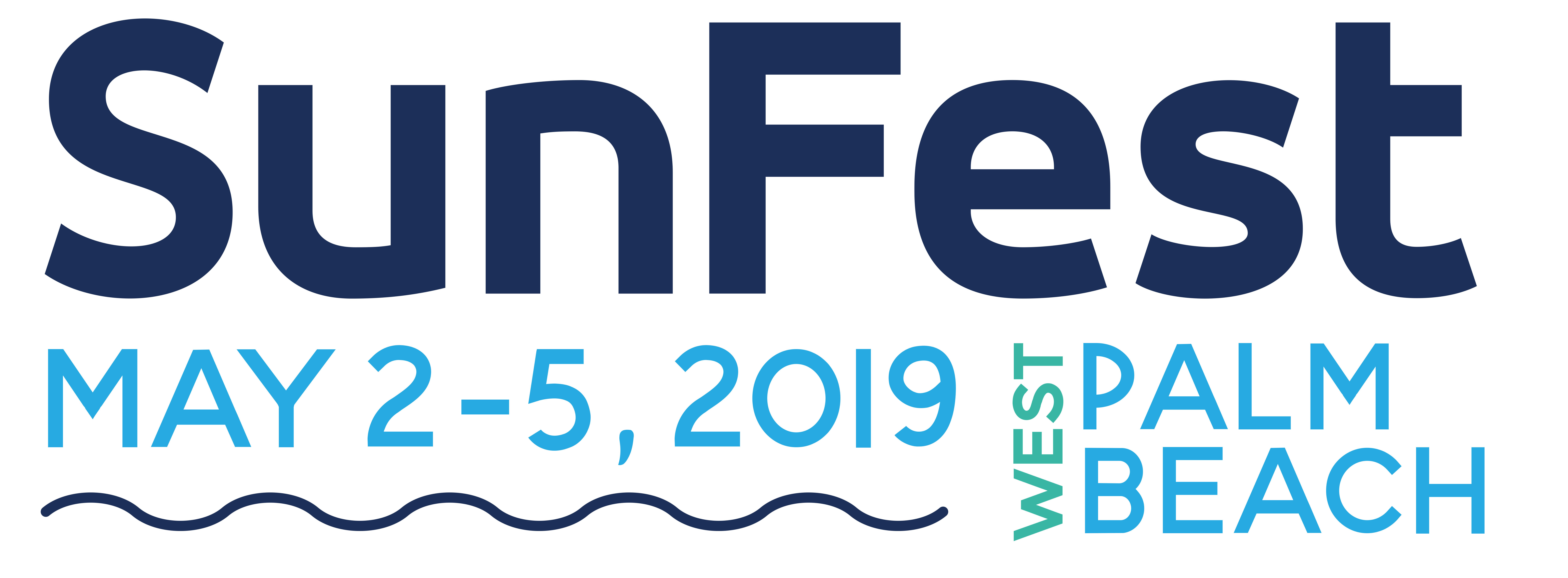 SunFest 2019 logo with dates