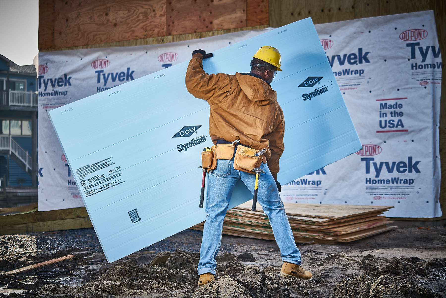 DuPont™ Tyvek® Building Envelope Solutions and STYROFOAM™ Brand Extruded Polystyrene (XPS)