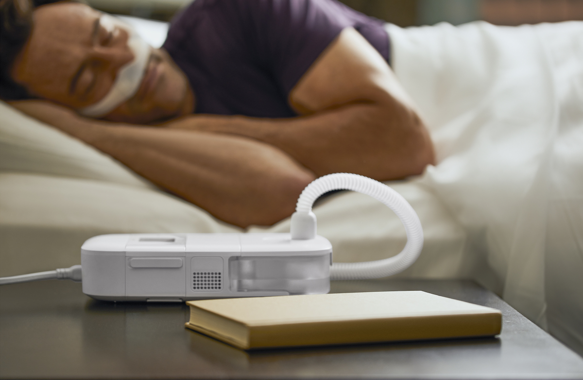 The DreamStation Go with Heated Humidifier is a compact, lightweight travel CPAP machine with all the perks of a full-size model.