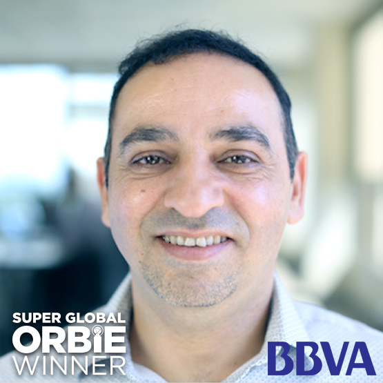 Super Global ORBIE Winner, Hammad Azzam of BBVA