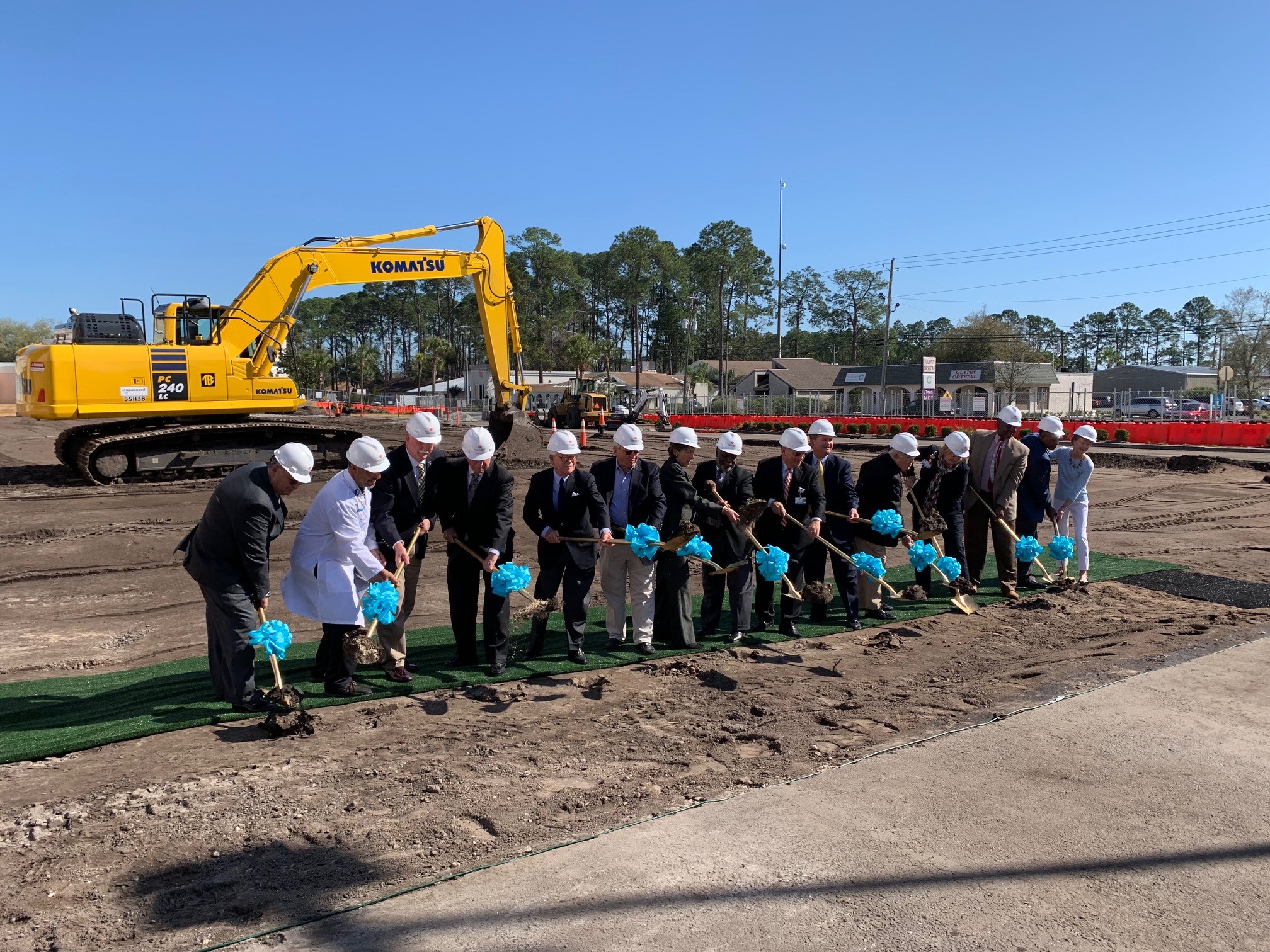 Southeast Georgia Health System and Robins & Morton celebrate the official groundbreaking of the master renovation and expansion project on Feb. 21.