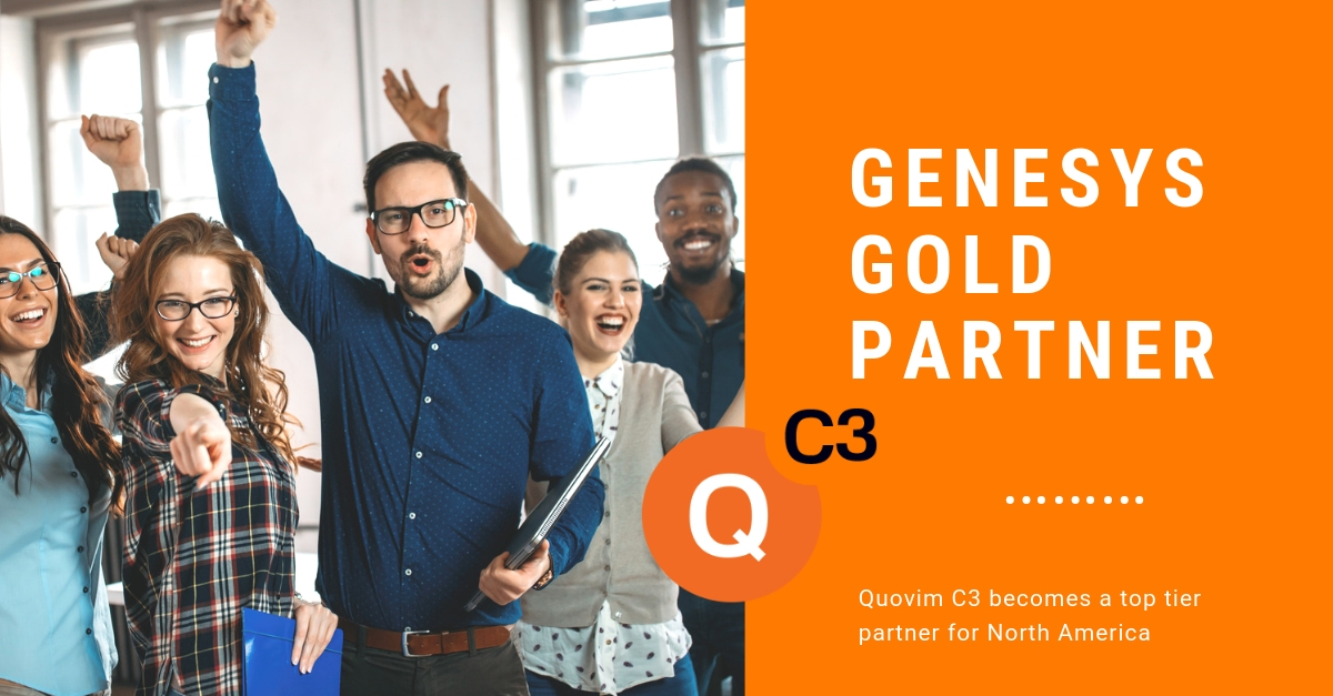 Quovim C3 becomes Genesys Gold Partner