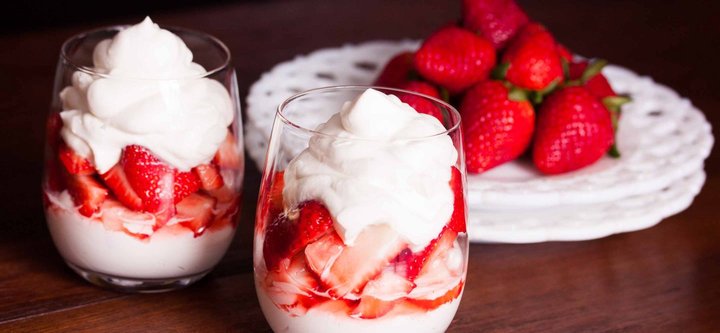 Giangi's Kitchen - Strawberries Chantilly
