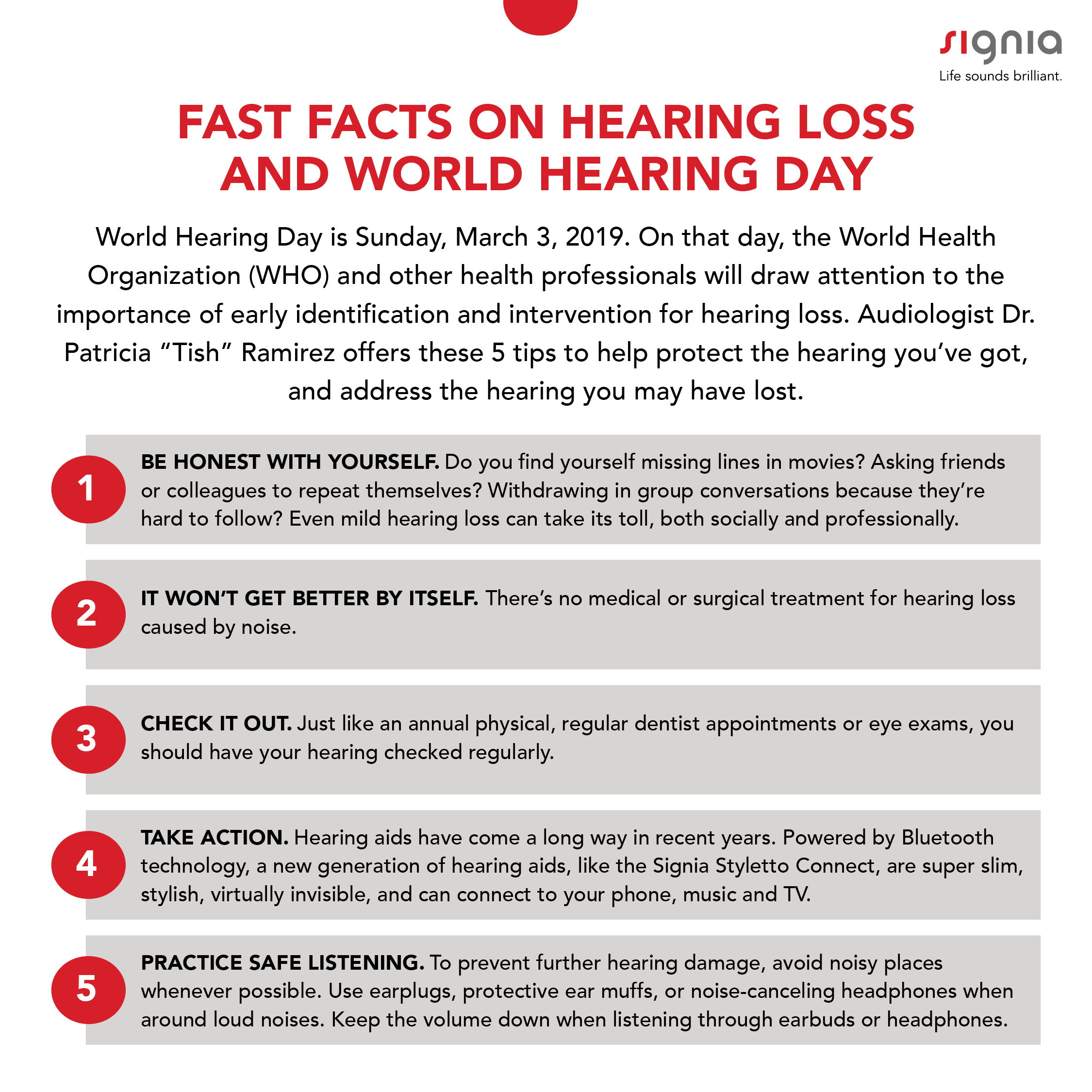 Five Tips to Take Care of Your Hearing from Signia