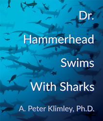 Fins Attached Publishes Dr. Hammerhead Swims with Sharks Photo