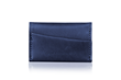Minemo Wallet — blue full-grain leather