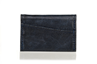 Minemo Wallet — Heritage Blue Italian waxed canvas (vegan)